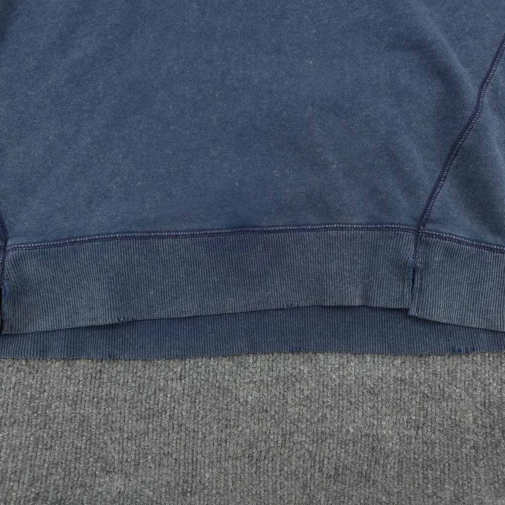 Aerie Pullover Sweatshirt Womens M Blue V Neck Oversized Casual Cozy Lounge Top - Picture 8 of 16